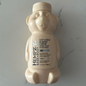 BRAND NEW Hempz Bare Body Soft Citrus and Sweet Creme Body Moisturizer 11.7 oz
